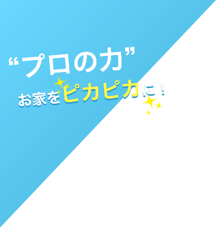 “プロの力”でお家をぴかぴかに